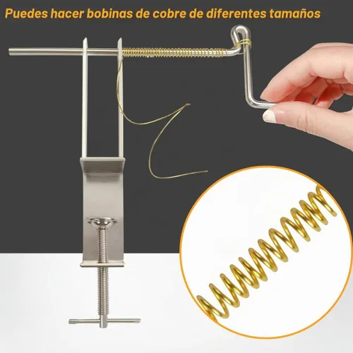 Vista 5 de hobbyworker El kit de fabricación de joyas con alambre enrollado enrollador Gizmo Deluxe Winder para herramienta de bobinado de joyas