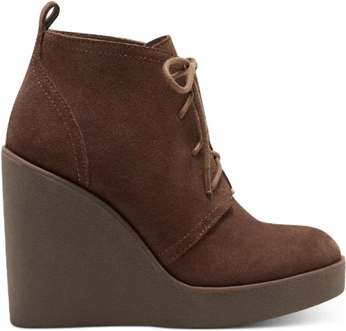 Vista 2 de Jessica Simpson Botines Mesila Sherpa con cordones y cuña para mujer