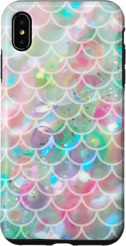 Vista 11 de Funda para iPhone 16 Mermaidcore Aesthetic Scales Ombre Pastel Sirencore