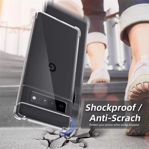 Vista 8 de Funda para Google Pixel 2 XL, funda para Google Pixel 2 XL, funda protectora de silicona suave TPU antiarañazos a prueba de golpes para Google Pixel