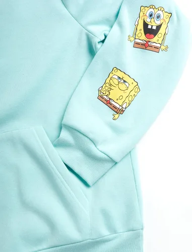 Vista 4 de Nickelodeon Mens SpongeBob and Patrick Fleece Sweatshirt Men and Womens Unisex Pullover Hoodie (Size S-XL)