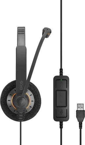 Vista 3 de Sennheiser SC 30 USB CTRL (505548) - Auriculares empresariales de un solo lado Para comunicaciones unificadas con sonido HD, micrófono