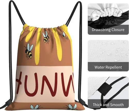 Vista 3 de Jialia The Hunny Pot - Mochila deportiva con cordón