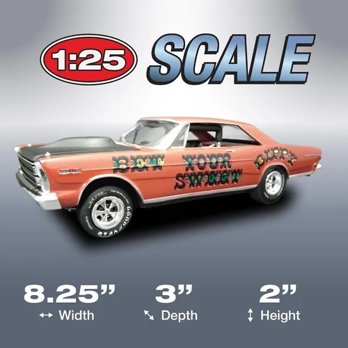 Vista 4 de AMT 1966 Ford Galaxie Sweet Bippy - Kit de modelo a escala 1:25