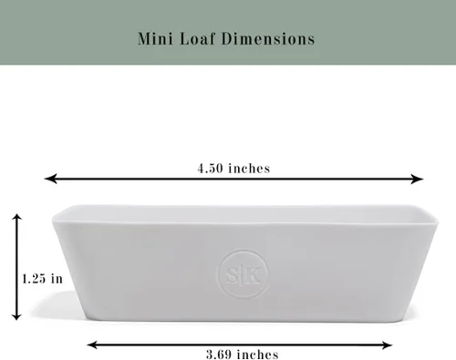 Vista 7 de The Silicone Kitchen - Moldes de silicona individuales para pan mini - Reutilizables, no tóxicos, libres de BPA, aptos para lavavajillas, accesorios