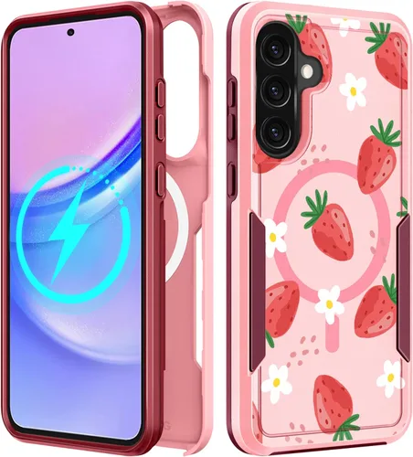 Vista 105 de Funda para Moto G 5G 2024 – Compatible con MagSafe para mujeres y niñas, bonita funda protectora magnética para teléfono, diseño femenino Kawaii