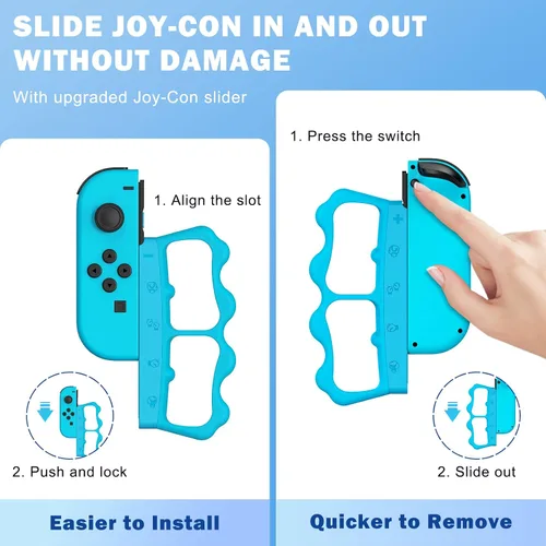 Vista 6 de MoKo Agarre de mano para fitness boxeo puño de The North Star accesorios de actualización para Nintendo Switch Fitness Boxing Grip compatible