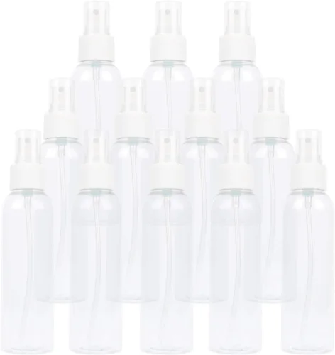 Vista 8 de TRENDBOX Botella de spray de niebla fina de plástico transparente vacía, Claro