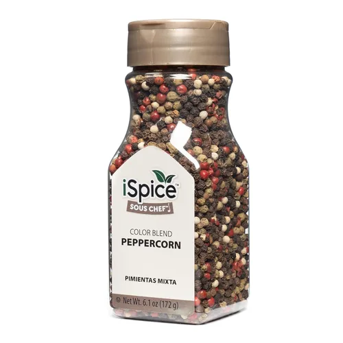Vista 11 de iSpice Pimienta negra entera 18 onzas Tamaño al por mayor Especia gourmet Kosher