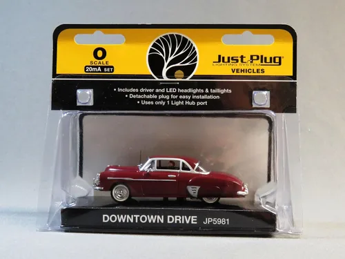 Vista 2 de Woodland Scenics O Scale Just Plug Vehicle, Downtown Drive