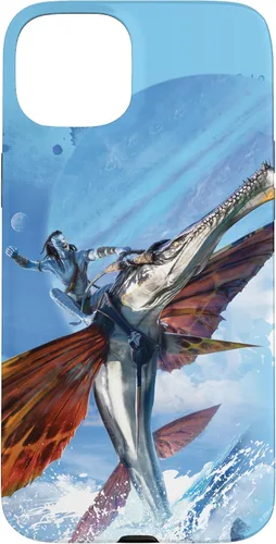 Vista 9 de iPhone 16 Avatar: El camino del agua Jake Sully Riding Skimwing Funda pintada