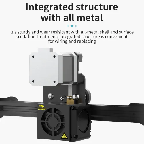 Vista 3 de Creality Kit de actualización original Ender 3 Direct Drive, viene con kit de Hotend de motor paso a paso 42-40, ventilador extrusor