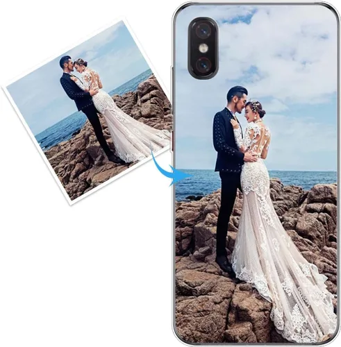 Vista 52 de Funda personalizada compatible con Oppo A1 Pro, fundas de teléfono personalizadas con imagen de foto, imagen de texto, cubierta transparente