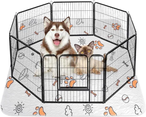 Vista 14 de Almohadillas lavables para orina para perros, 2 paquetes pequeños de 18"x24", almohadillas reutilizables súper absorbentes para cachorros