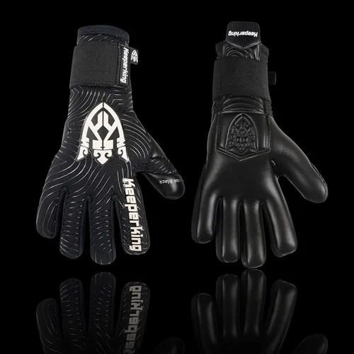 Vista 7 de Keeperking Guantes profesionales de portero de fútbol para niños, chicos, jóvenes, adultos, hombres, guantes de portero de fútbol con agarre fuerte