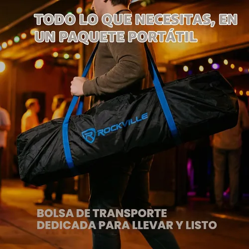 Vista 9 de Rockville - Subwoofer de estudio activo / con alimentación, Pro Reference, apm10b, 10 pulgadas, 400W Construcción de acero, rango de altura