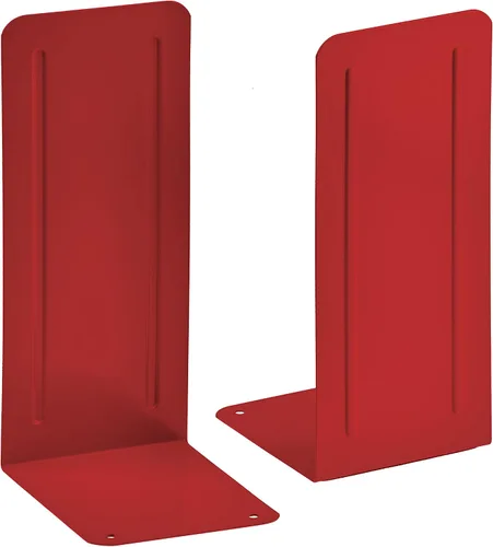 Vista 11 de Acrimet Sujetalibros para estantes, extremos de libros de metal de acero resistente, tapón antideslizante para libros, soporte para almacenamiento