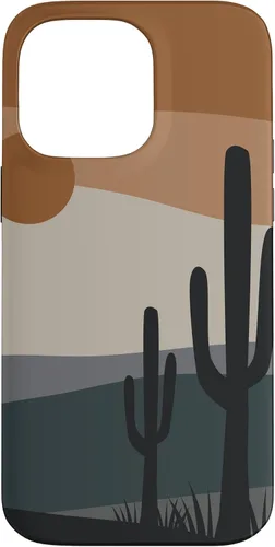 Vista 21 de Cute Desert Cactus Terracotta Southwestern Aesthetic Boho Case for iPhone 17
