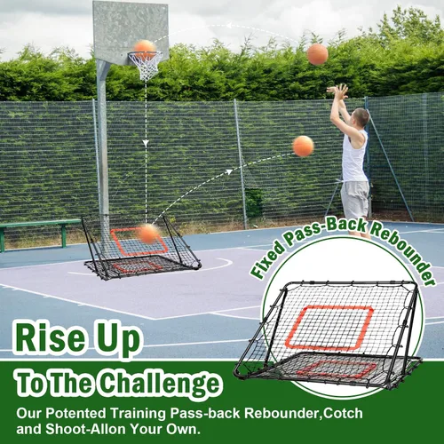 Vista 29 de BaseGoal Baseball Rebounder Net with Pitching Target,Easy Adjustable Angles Multi-Sport Training Rebound Screen, multi-angle pitch back; Strike