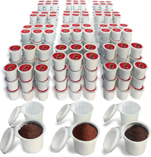 Vista 9 de 48 cápsulas iFillCup – Llena tu café favorito, se adapta a todas las cafeteras K Cup, ahorra cientos de dólares, el filtro DeepBrew tiene capacidad