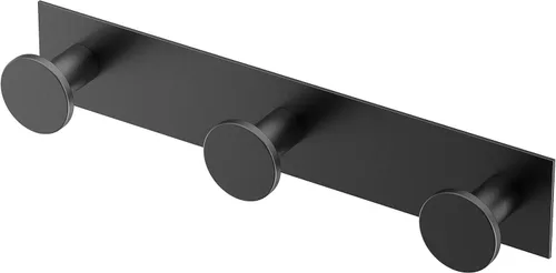 Vista 5 de Gatco 1288B Glamour - Gancho triple para bata de 3 ganchos, gancho montado en la pared para toallas de baño, batas y abrigos, 11 pulgadas de Latón