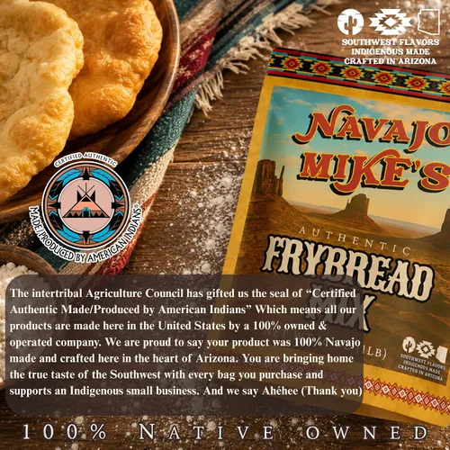 Vista 2 de Navajo Mike's Auténtica mezcla de pan para freír navajo, 16 oz (1 libra)