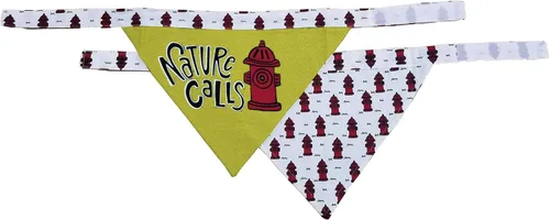Vista 8 de Lazy One Bandana para perro, bandanas reversibles de algodón para todos los tamaños de perro, lado oscuro, estrellas (lado de la corteza, S)