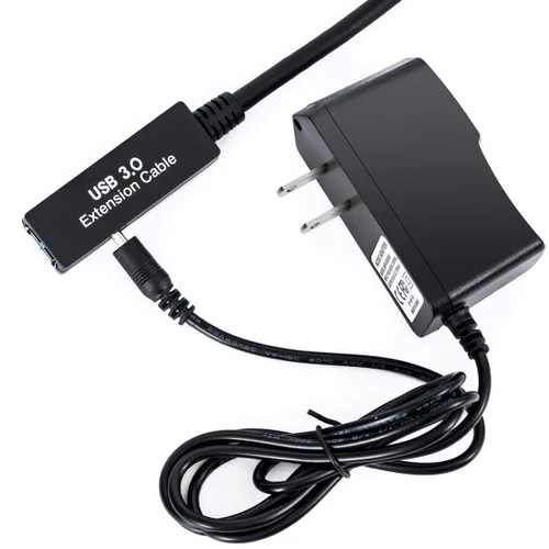 Vista 7 de Cable de extensión USB 3.0 activo de 25 pies, cable de extensión USB largo A-macho A-hembra, con potenciadores de señal de chipset de expansión