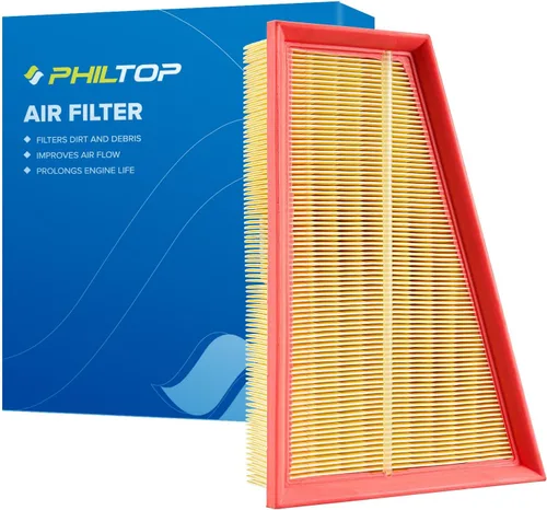 Vista 65 de PHILTOP CA9525 Engine Air Filter for Kia Sorento 2003-2009 Flexible Panel, Increased Acceleration, Engine Protection, Easy Install, No Tools