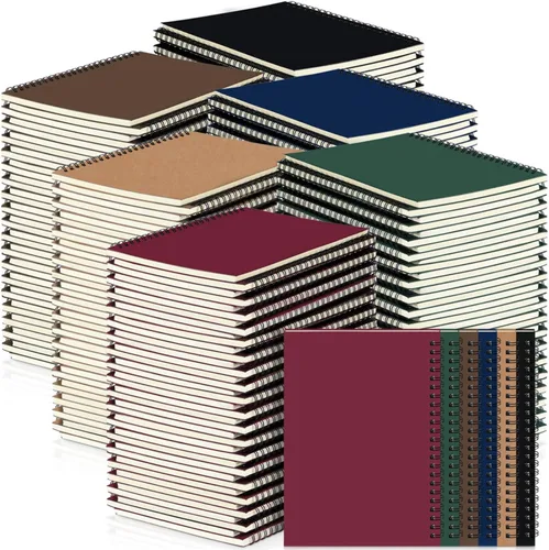 Vista 41 de Yahenda Cuaderno de Espiral al Por Mayor A5 Diario Rayado 8.3'' x 5.5'' Papel de Composición para Escritura Bloc de Notas Pequeño Cuaderno