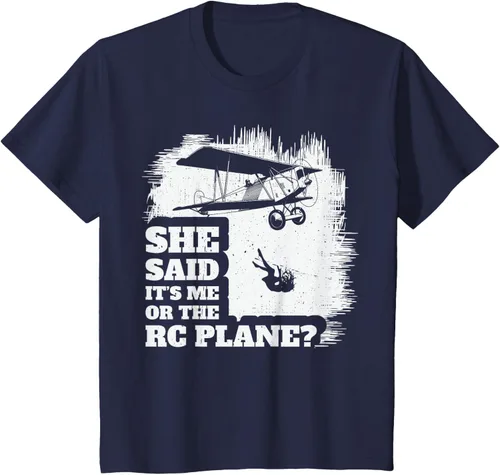 Vista 24 de Camiseta de avión controlado por radio control piloto modelo RC Aviones RC, Negro