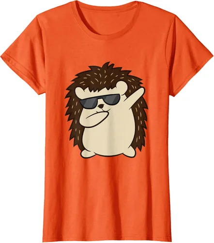 Vista 60 de Dabbing Hedgehog Funny Hedgehog Camiseta S