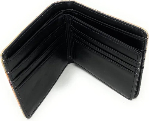 Vista 4 de Shag Wear Route 66 - Cartera de viaje en motocicleta para hombres y adolescentes, piel sintética vegana, color marrón, Marrón, Moderno