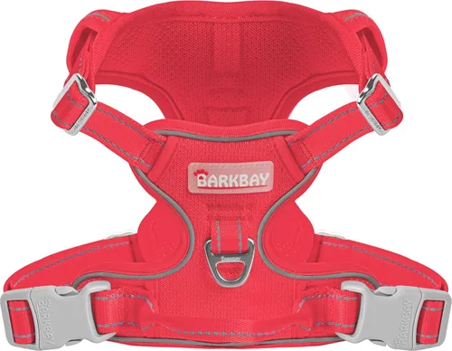 Vista 15 de BARKBAY Arnés para perro sin tirones para perros pequeños, ajustable, reflectante, cómodo, sin estrangulamiento, resistente, perfecto