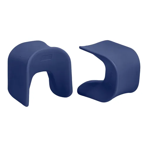 Vista 12 de ECR4Kids Asiento Wave, altura del asiento de 14 a 15.1 pulgadas, taburete tipo percha, amarillo, paquete de 2