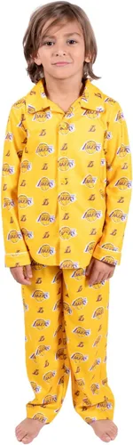 Vista 8 de Ultra Game Conjunto de pijama juvenil oficial de la NBA de 2 piezas súper suaves con botones