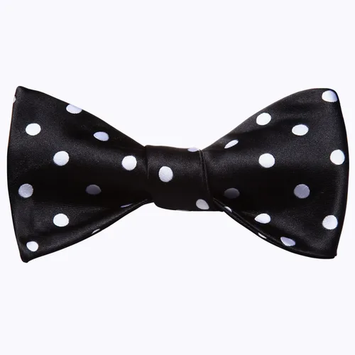 Vista 155 de HISDERN Pajaritas para hombre, diseño de lunares, corbatín y bolsillo cuadrado, clásico, esmoquin de negocios, boda, pajaritas, pañuelo