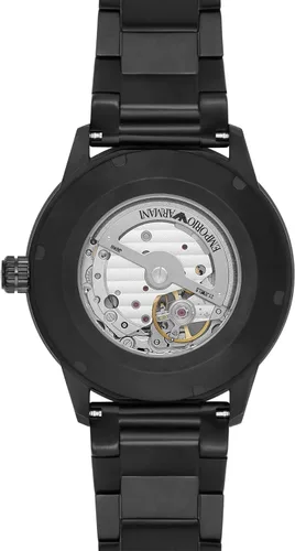 Vista 4 de Emporio Armani Mens Stainless Steel Watch with Chronograph or Three Hand Movement