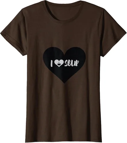 Vista 14 de I Love Soup - Camiseta de regalo con forma de corazón, Blanco, S Asfalto