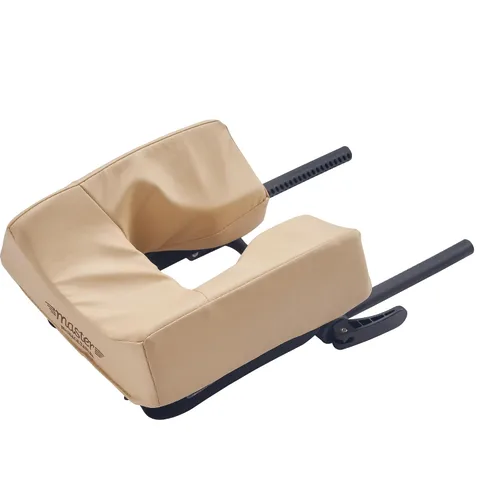 Vista 3 de Master Massage ED-Deluxe - Cuna facial de tamaño universal para mesa de masaje, reposacabezas de cama de salón, soporte de cojín ajustable de 6
