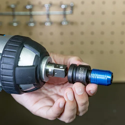 Vista 7 de Neiko 30275A Adaptador de llave de impacto para destornilladores de llave de trinquete, convertidor hembra de 1/2 pulgada a hexagonal de 1/4