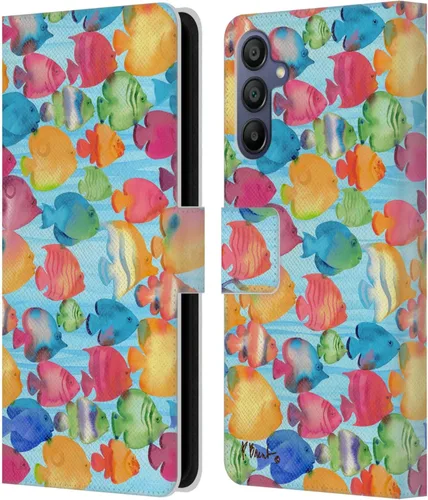 Vista 16 de Head Case Designs Officially Licensed Paul Brent Agate Mermaid Coastal Leather Wallet Case Compatible with Samsung Galaxy A15
