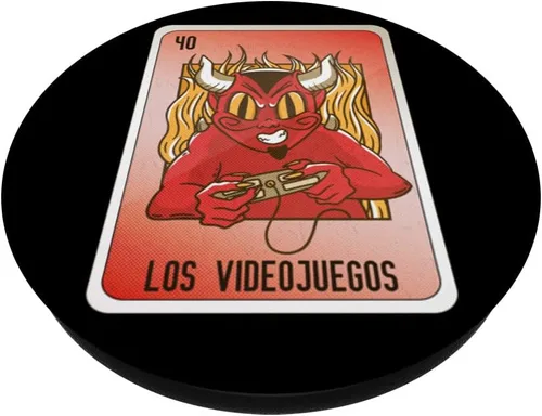 Vista 2 de Los Videojuegos Mexican Slang Chicano Bingo Cards PopSockets Swappable PopGrip