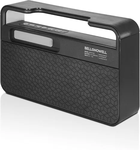 Vista 4 de Bell+Howell BH75TWS True Wireless Stereo Link Neo-Retro Altavoz Bluetooth con mango