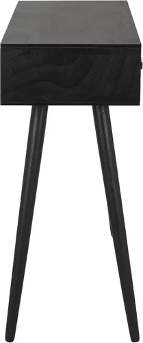 Vista 10 de Safavieh Home Albus Mid-Century - Mesa consola moderna de 3 cajones color negro