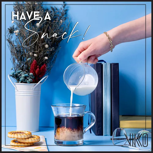 Vista 3 de Vikko Tazas de café de vidrio, paquete de 12-10 onzas Taza de café para té, sidra, chocolate caliente y más, apta para microondas y lavavajillas