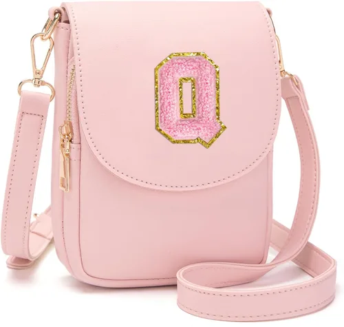Vista 98 de Viverte Bolso Cruzado para Niñas Adolescentes Pequeñas, Bolso Inicial para Celular, Pequeña Cartera para Niños Pequeños, Bolso de Cuero con Tres