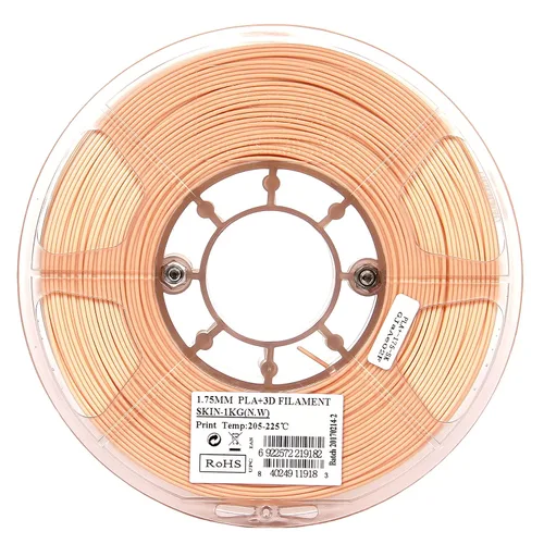 Vista 2 de eSUN PLA PRO (PLA+) - Filamento de impresora 3D, precisión dimensional +/- 0.001 pulgadas, carrete de 2.2 libras, de ¹/₁₆ pulgadas, color piel Beige
