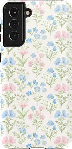 Vista 46 de Casely Funda para Galaxy S21 Here Comes The Sun Colorblock Sunset Diseño protector delgado esencial de doble capa Aquí viene el sol