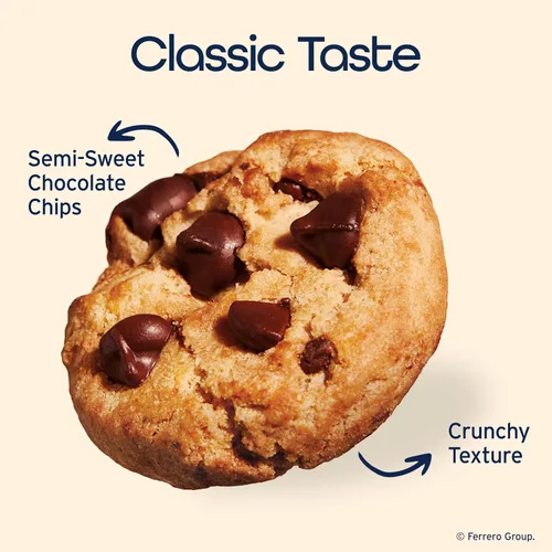Vista 3 de Galletas Famous Amos clásicas con chispas de chocolate, galletas de tamaño bocado, ideales para compartir, bolsa resellable, dulces golosinas, caja